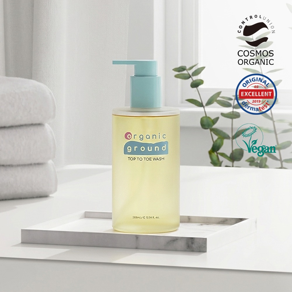 ภาพผลิตภัณฑ์จริง Top to Toe Wash ขวดปั๊ม 300 มล.